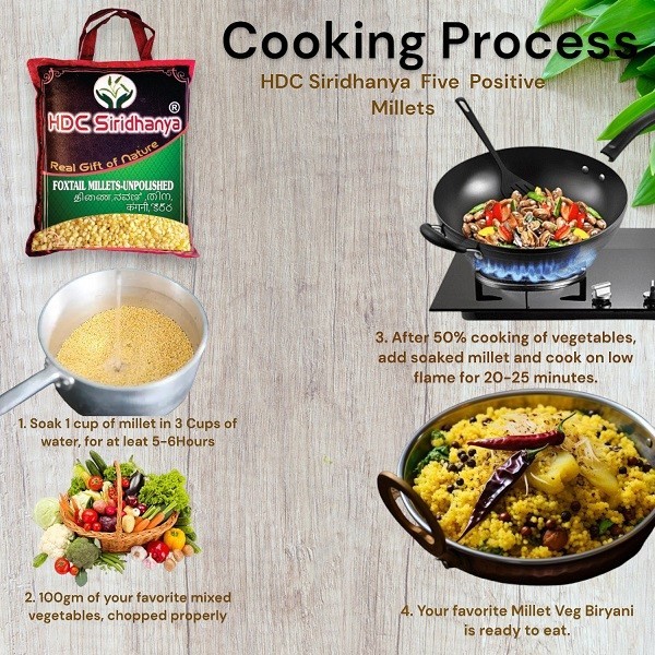SIRIDHANYA Unpolished & Organic positive barnyard Millet